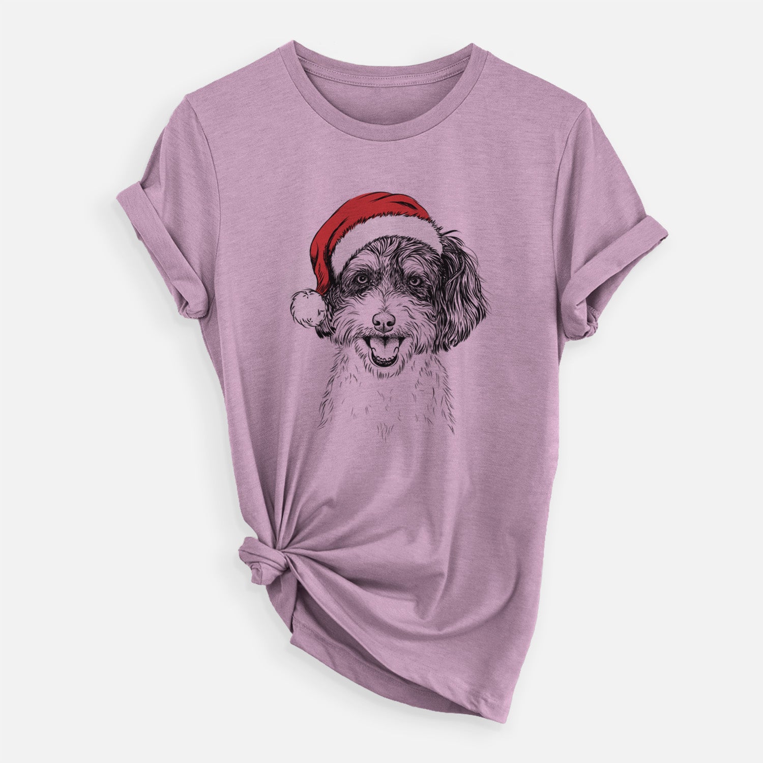 Santa Carlos the Cavapoo - Unisex Crewneck
