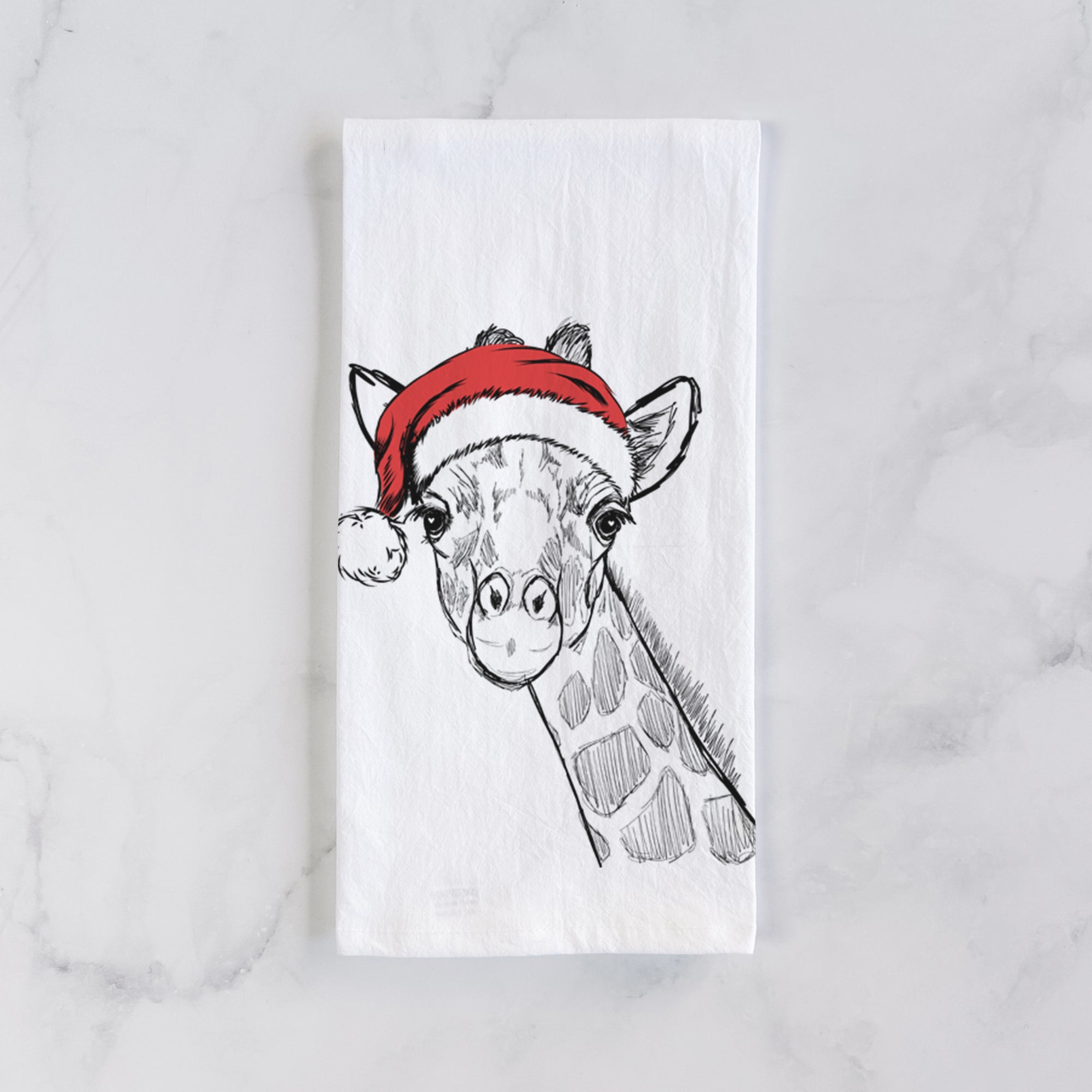 Cedrick the Giraffe Tea Towel