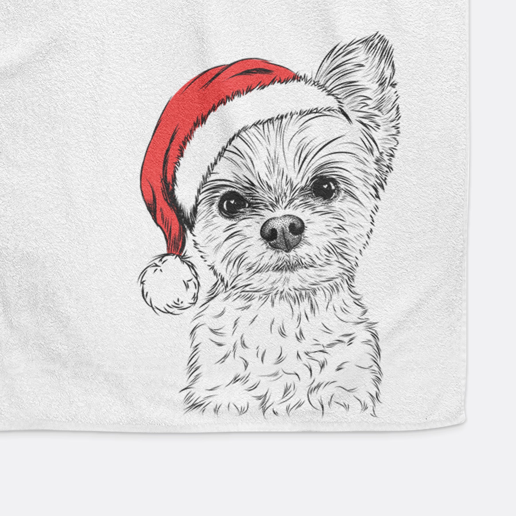 Chance the Yapper the Yorkshire Terrier Decorative Hand Towel