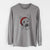 Santa Charlie the Mixed Breed - Men's Heavyweight 100% Cotton Long Sleeve