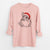 Santa Cheddar the Chinchilla - Men's Heavyweight 100% Cotton Long Sleeve