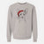 Santa Chillie the Mini Pinscher - Unisex Pigment Dyed Crew Sweatshirt