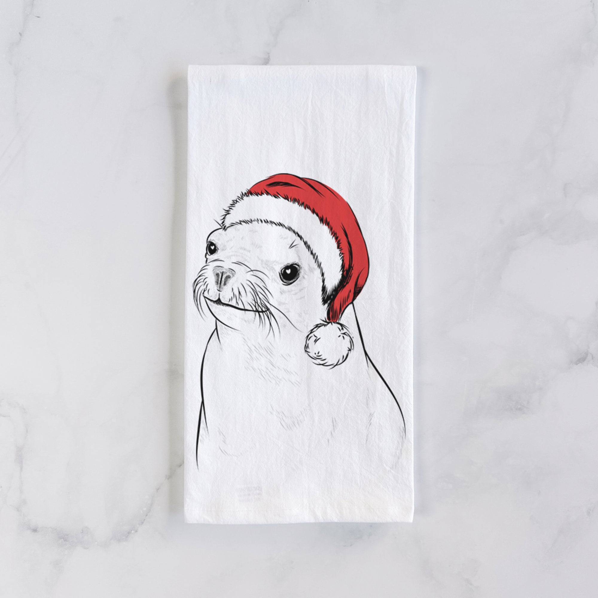 Chip the California Sea Lion Tea Towel