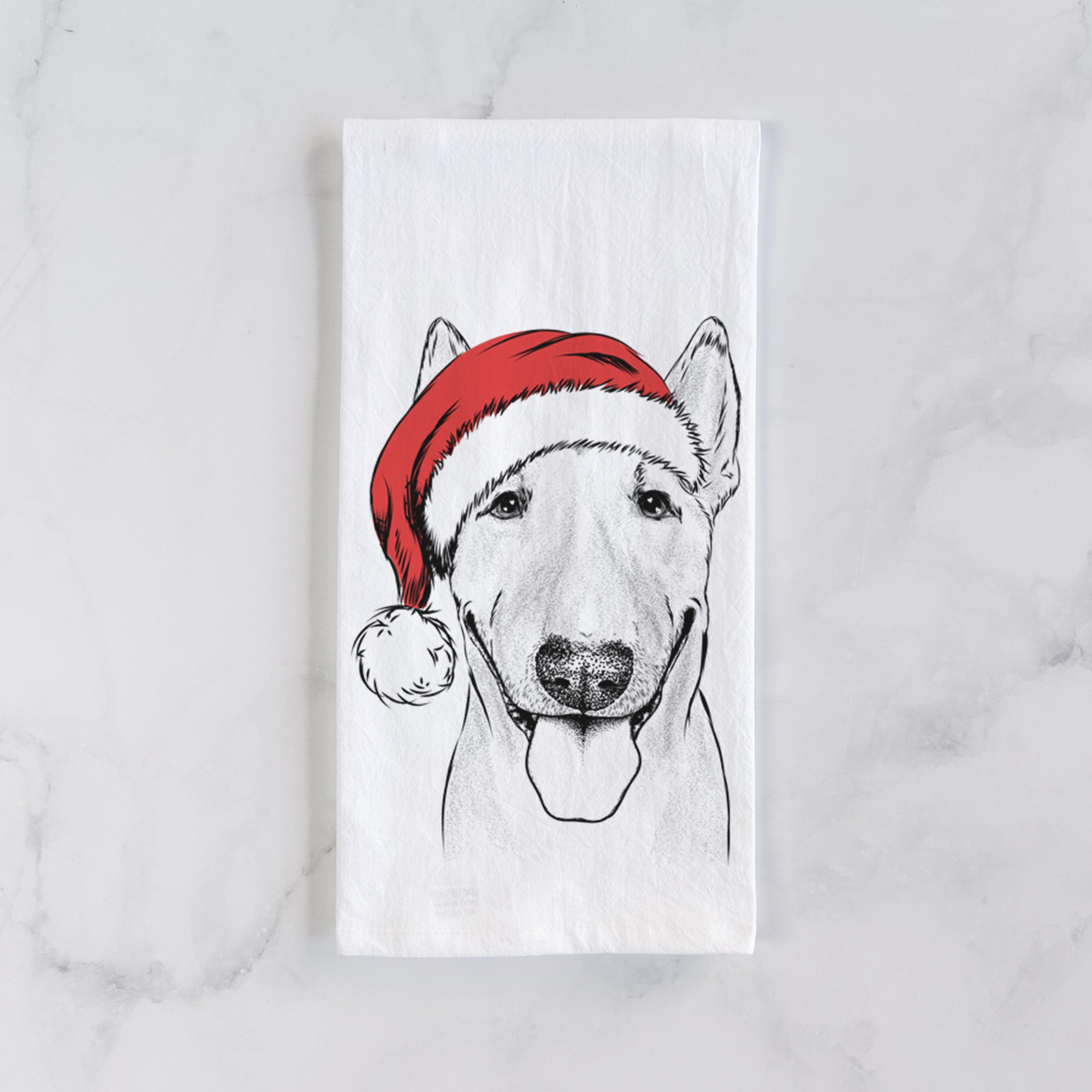 Chloe the Bull Terrier Tea Towel