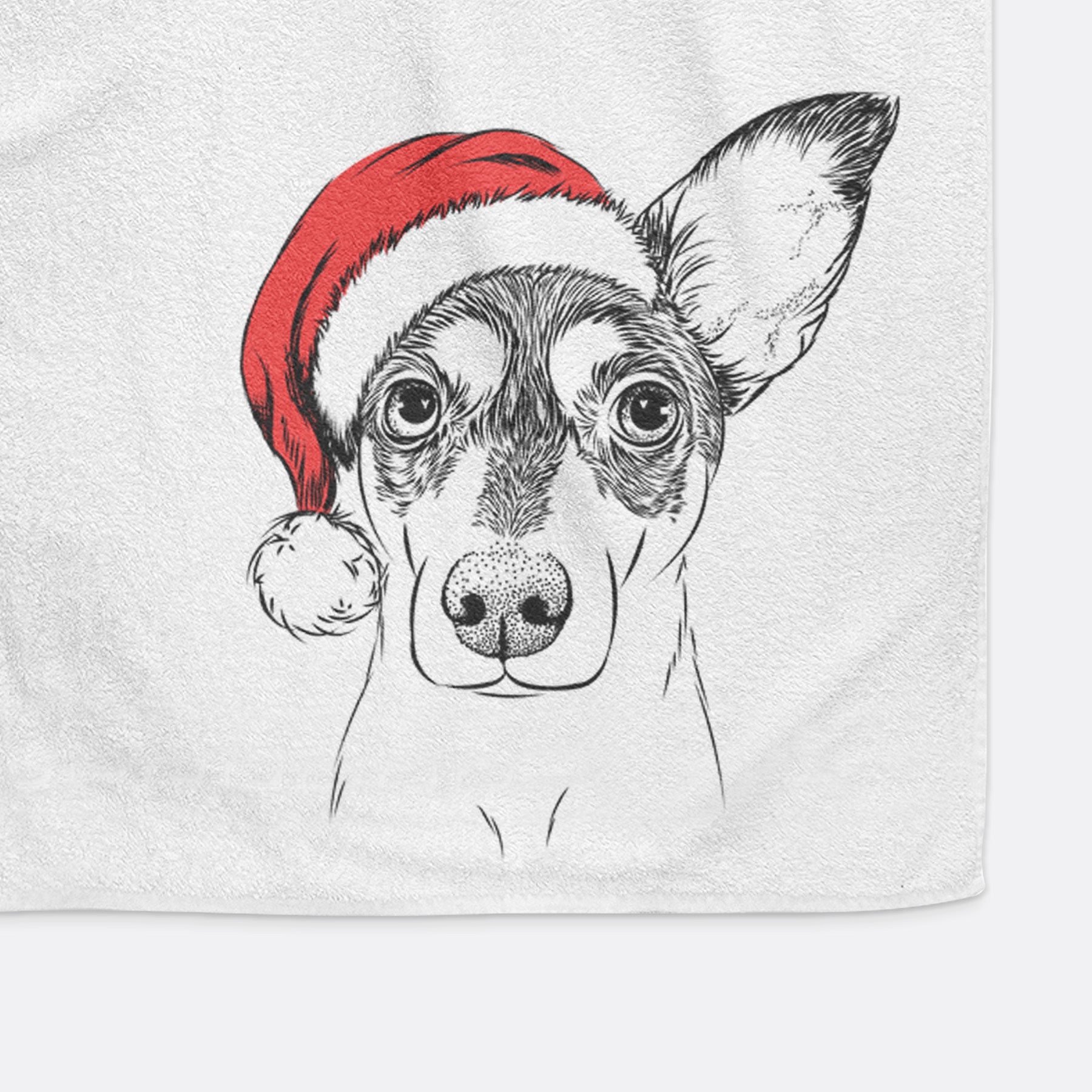 Chloe the Doxie Mix Premium Hand Towel