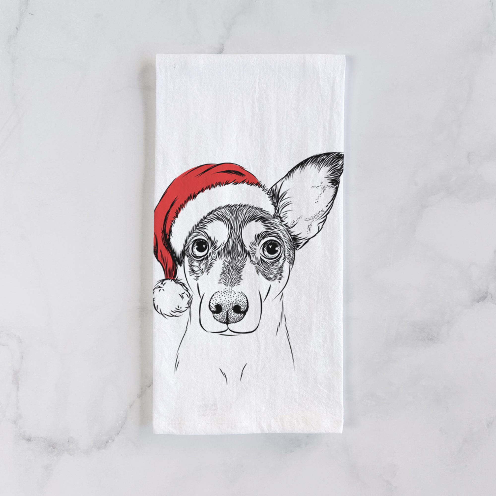 Chloe the Doxie Mix Tea Towel