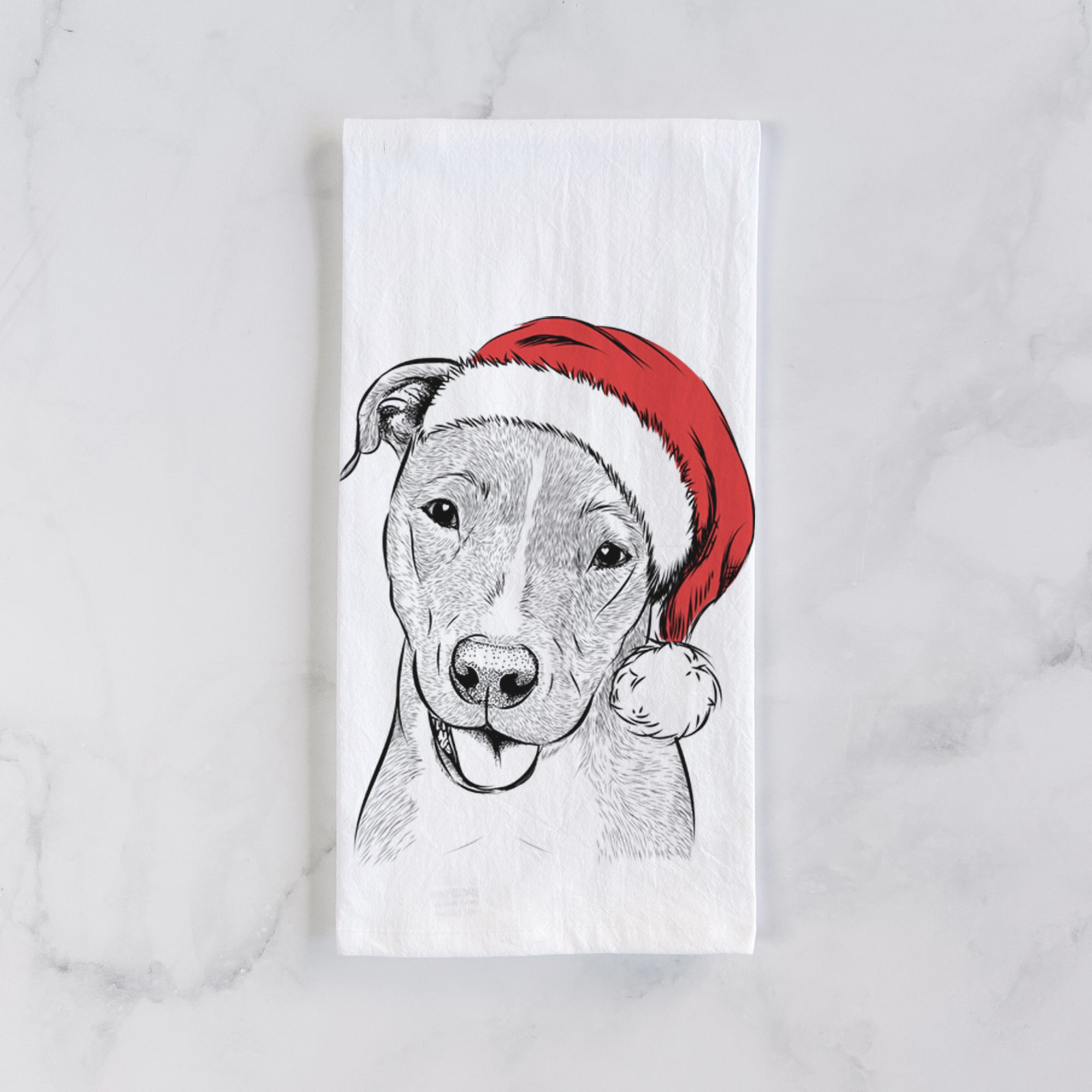 Claiborne the American Staffordshire Terrier Tea Towel