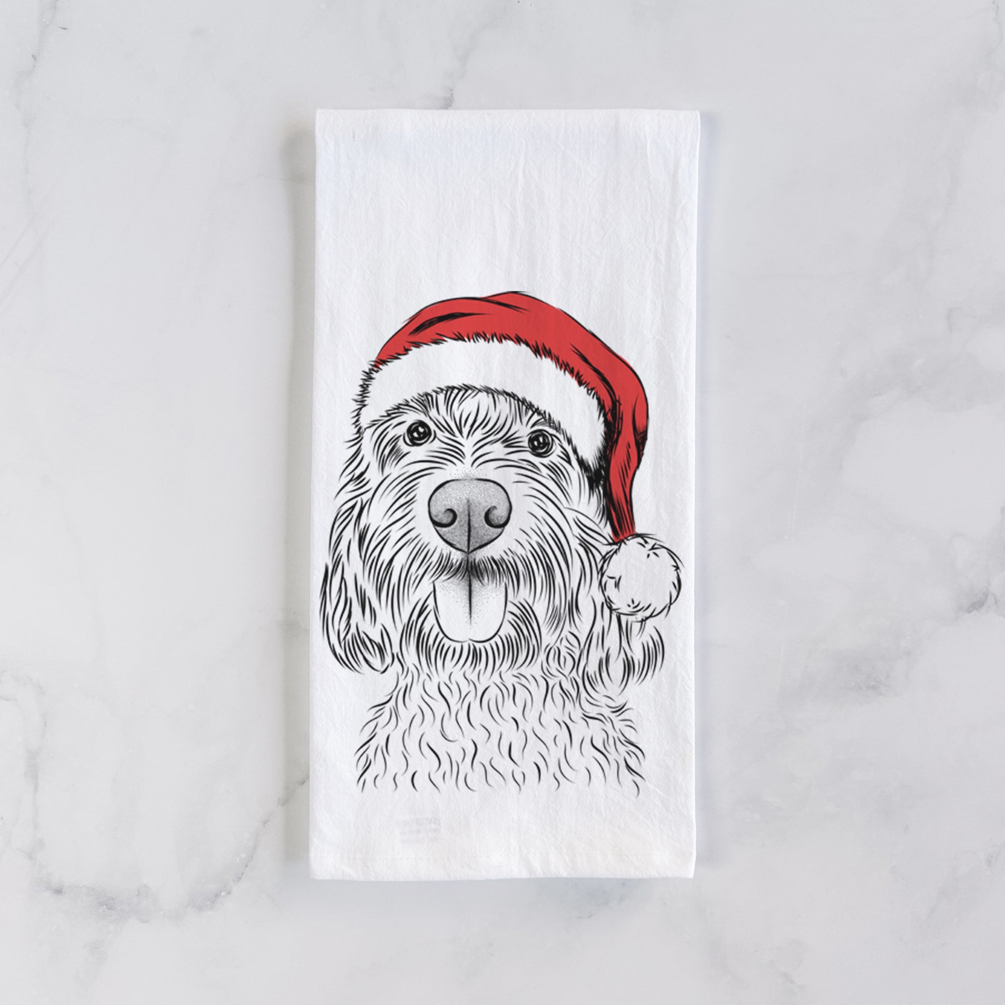 Clover the Cockapoo Tea Towel