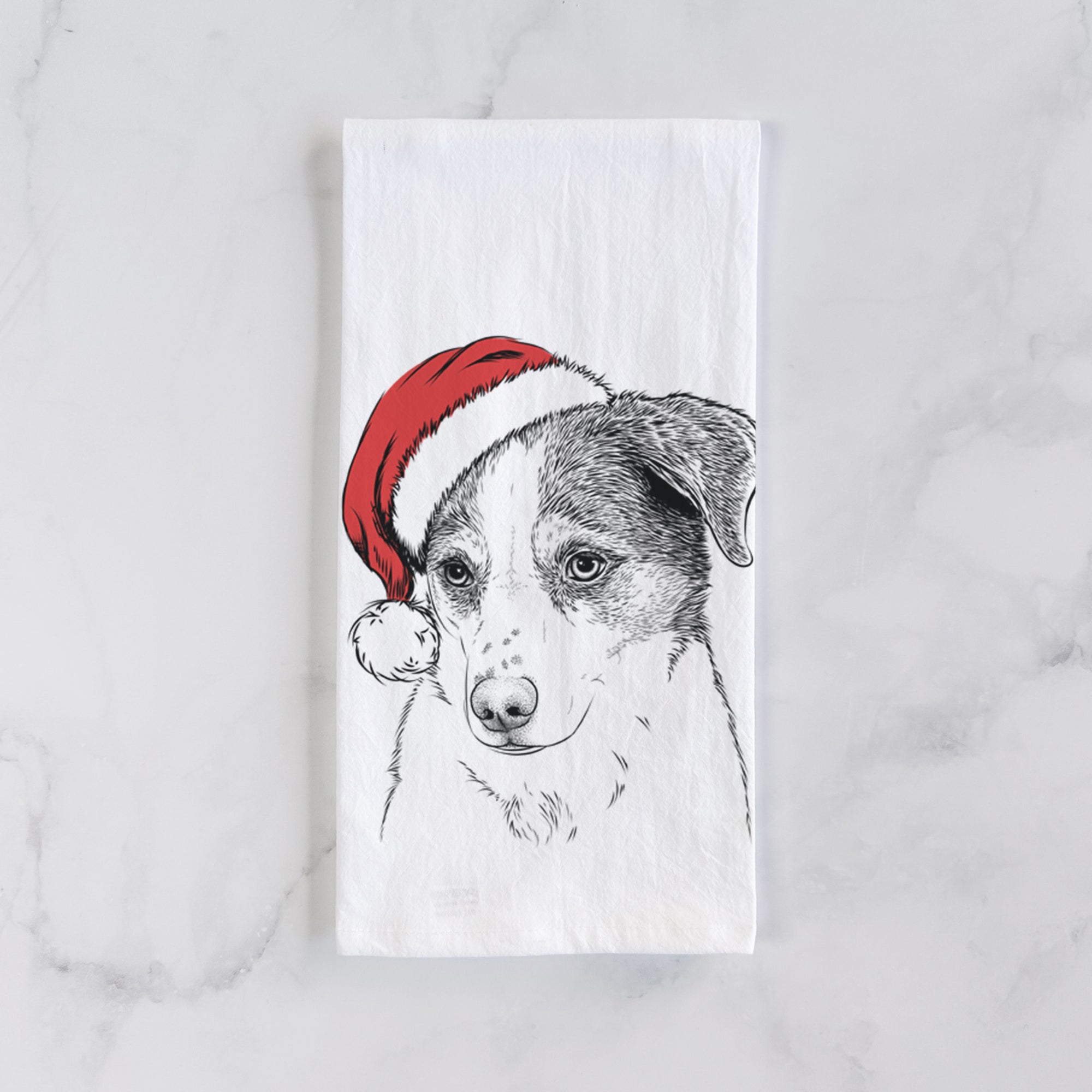 Coco the Beagle Mix Tea Towel