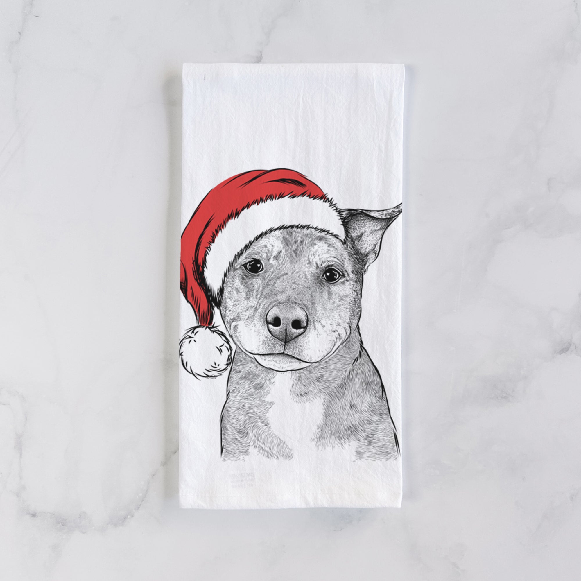 Cody the Catahoula Mix Tea Towel