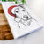 Coral the Mixed Breed Tea Towel