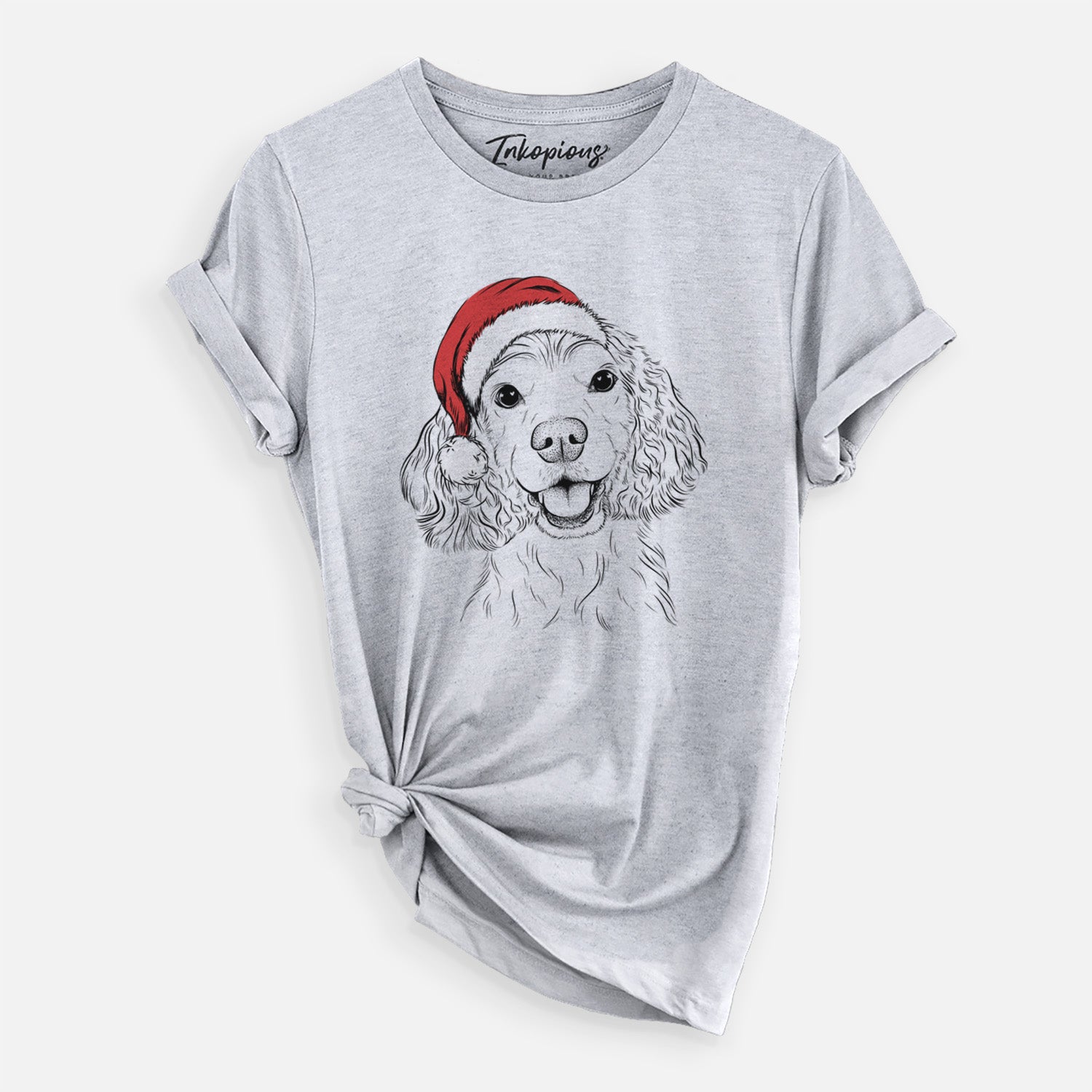 Santa Cricket the American Cocker Spaniel - Unisex Crewneck