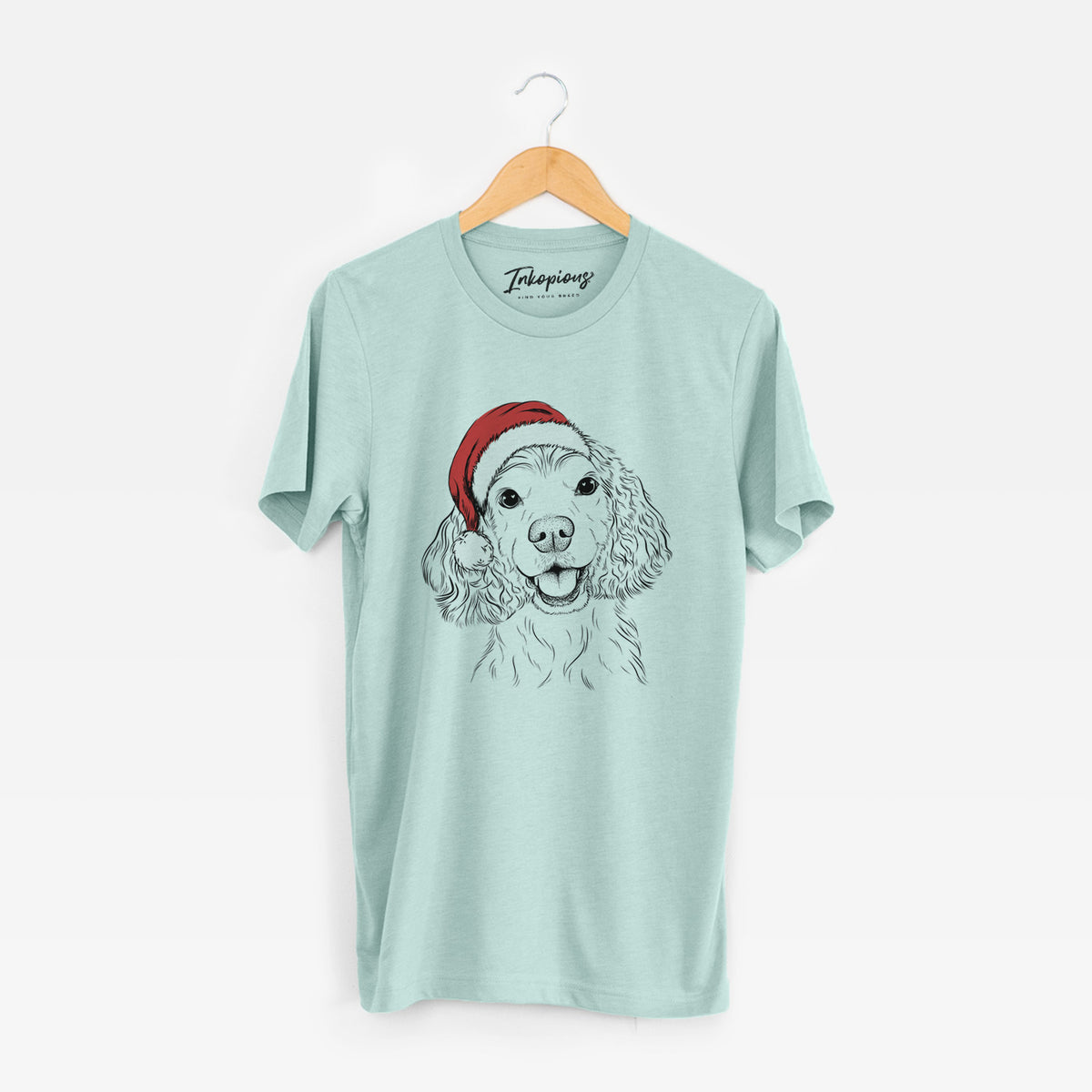 Santa Cricket the American Cocker Spaniel - Unisex Crewneck