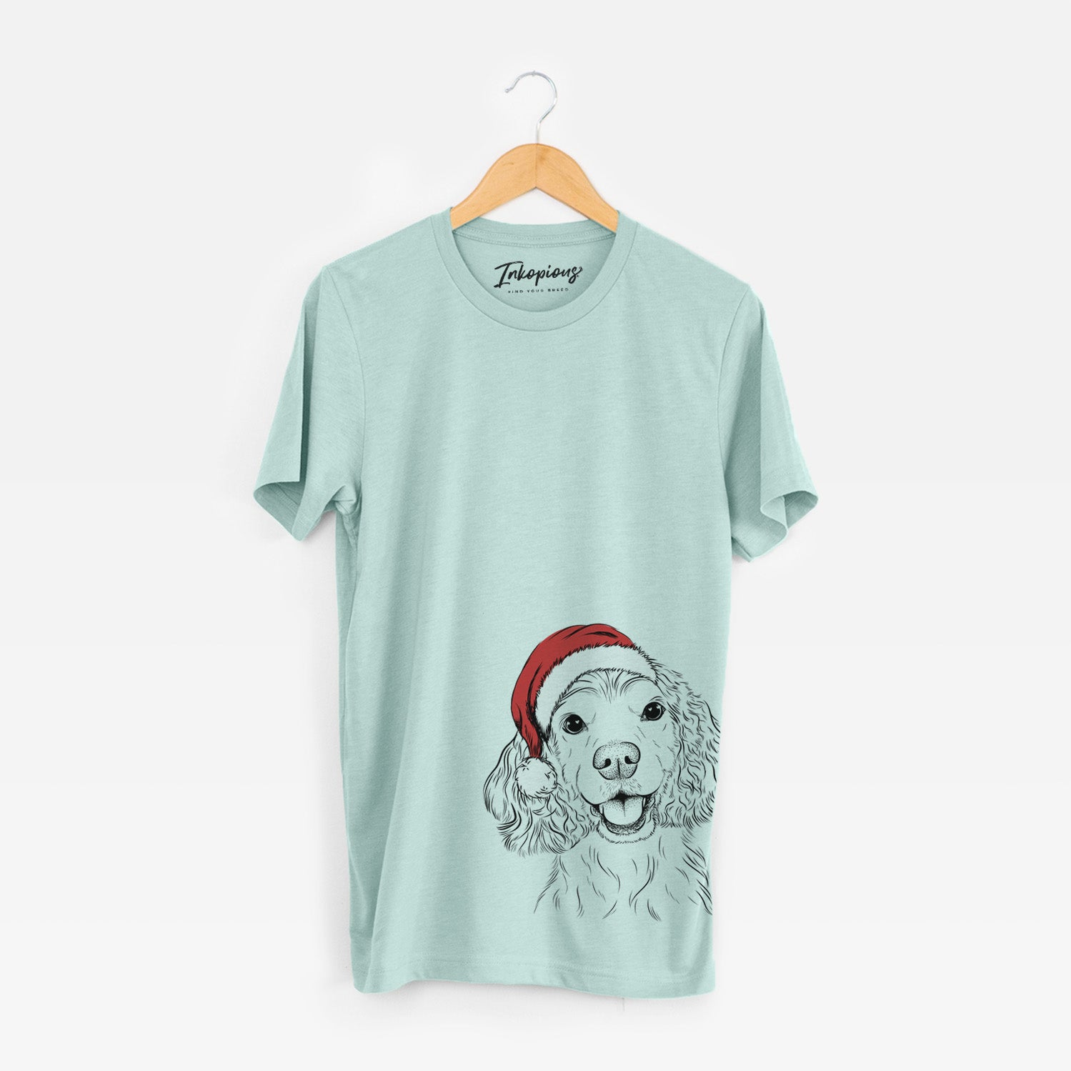 Santa Cricket the American Cocker Spaniel - Unisex Crewneck