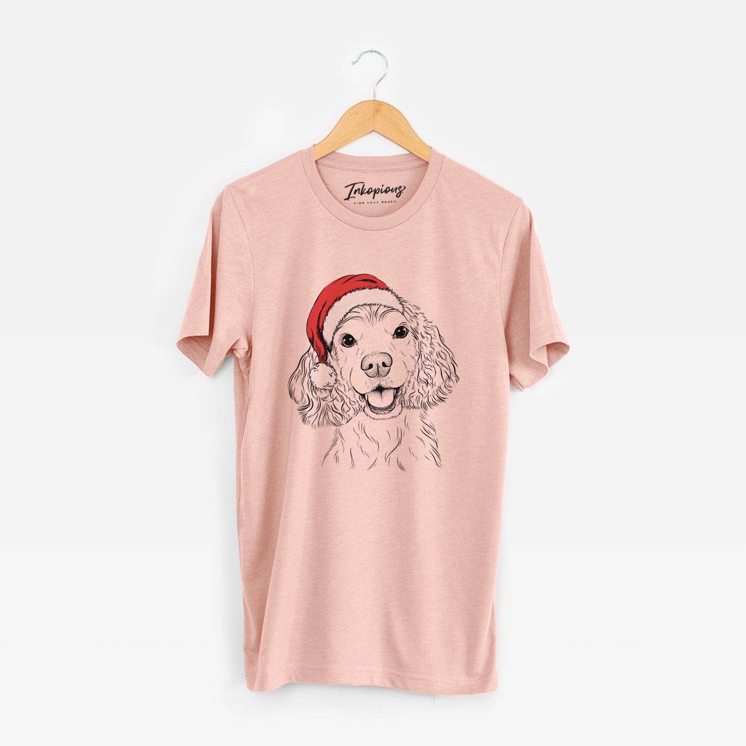Santa Cricket the American Cocker Spaniel - Unisex Crewneck