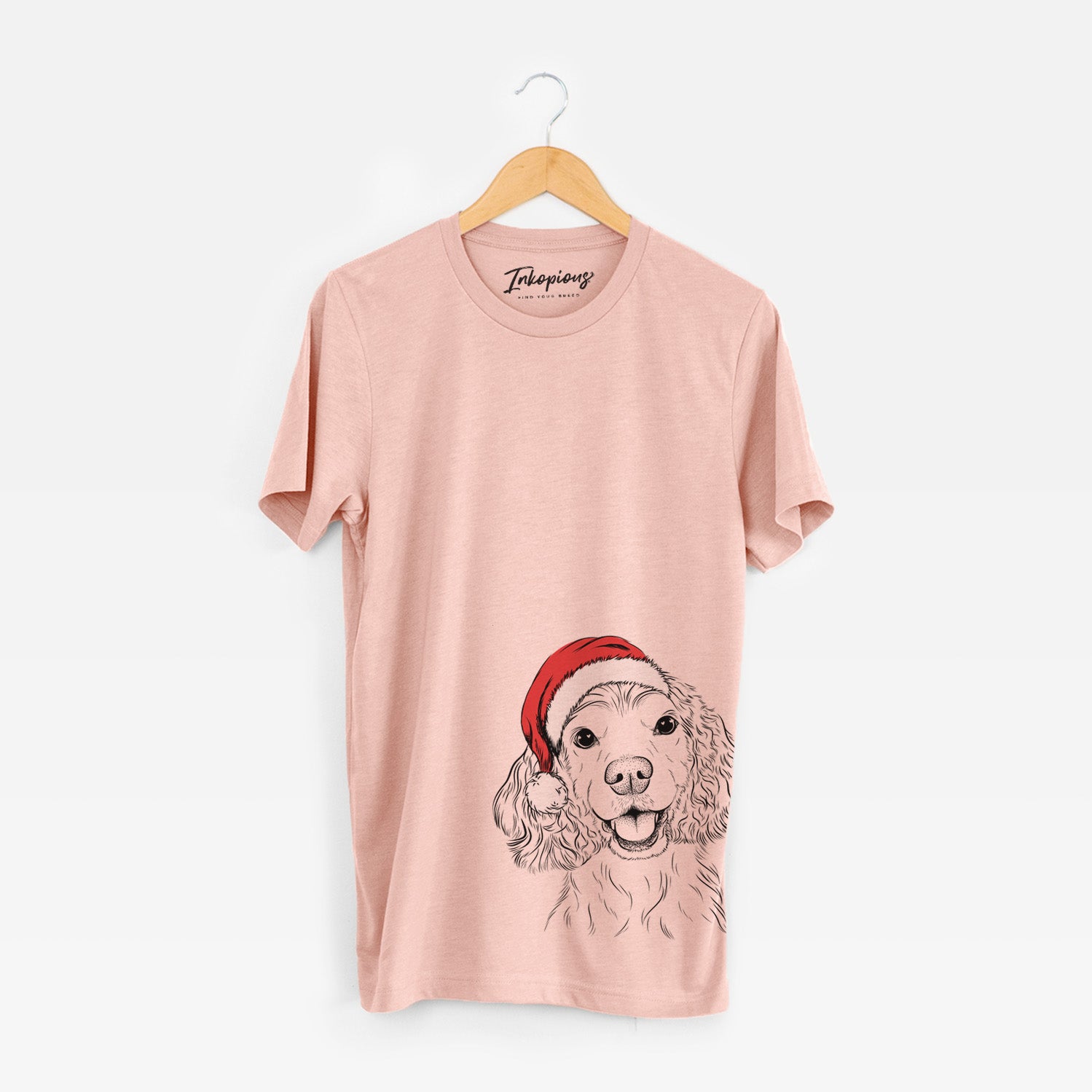 Santa Cricket the American Cocker Spaniel - Unisex Crewneck