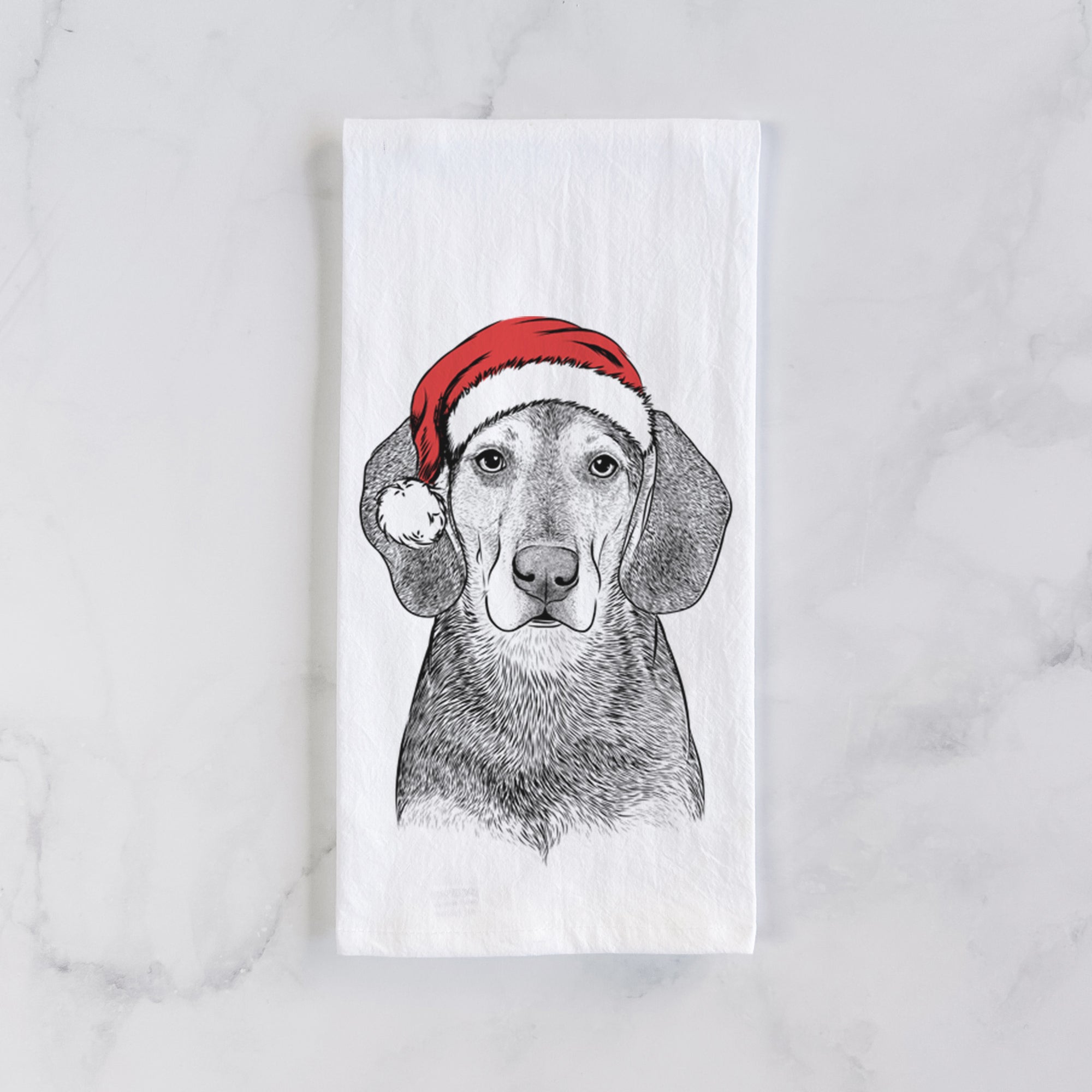 Daisy the Hound Mix Tea Towel