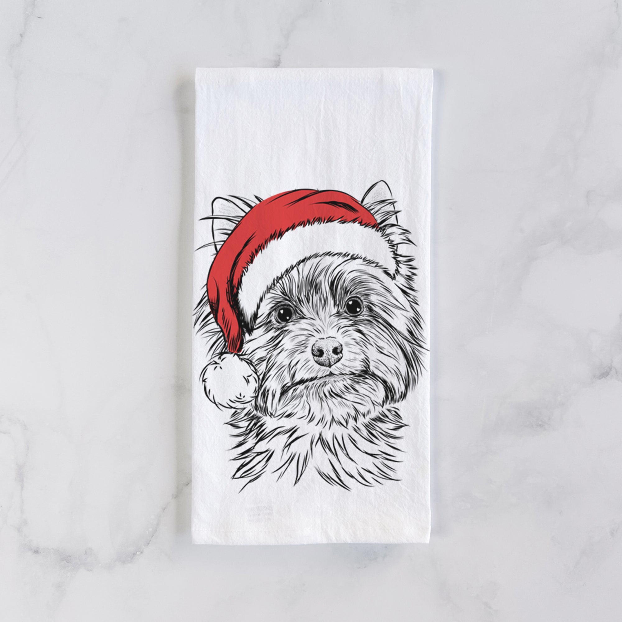 Dakota the Yorkshire Terrier Tea Towel