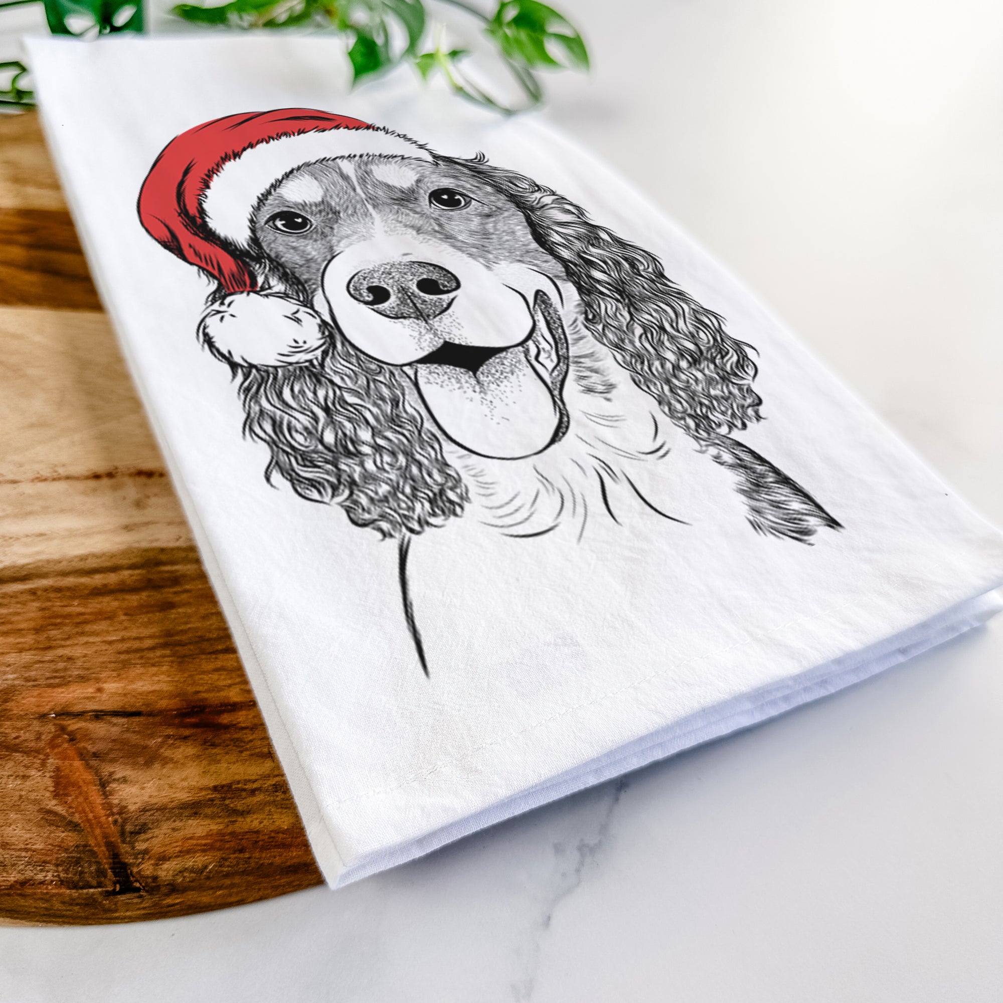 Delilah the English Springer Spaniel Tea Towel