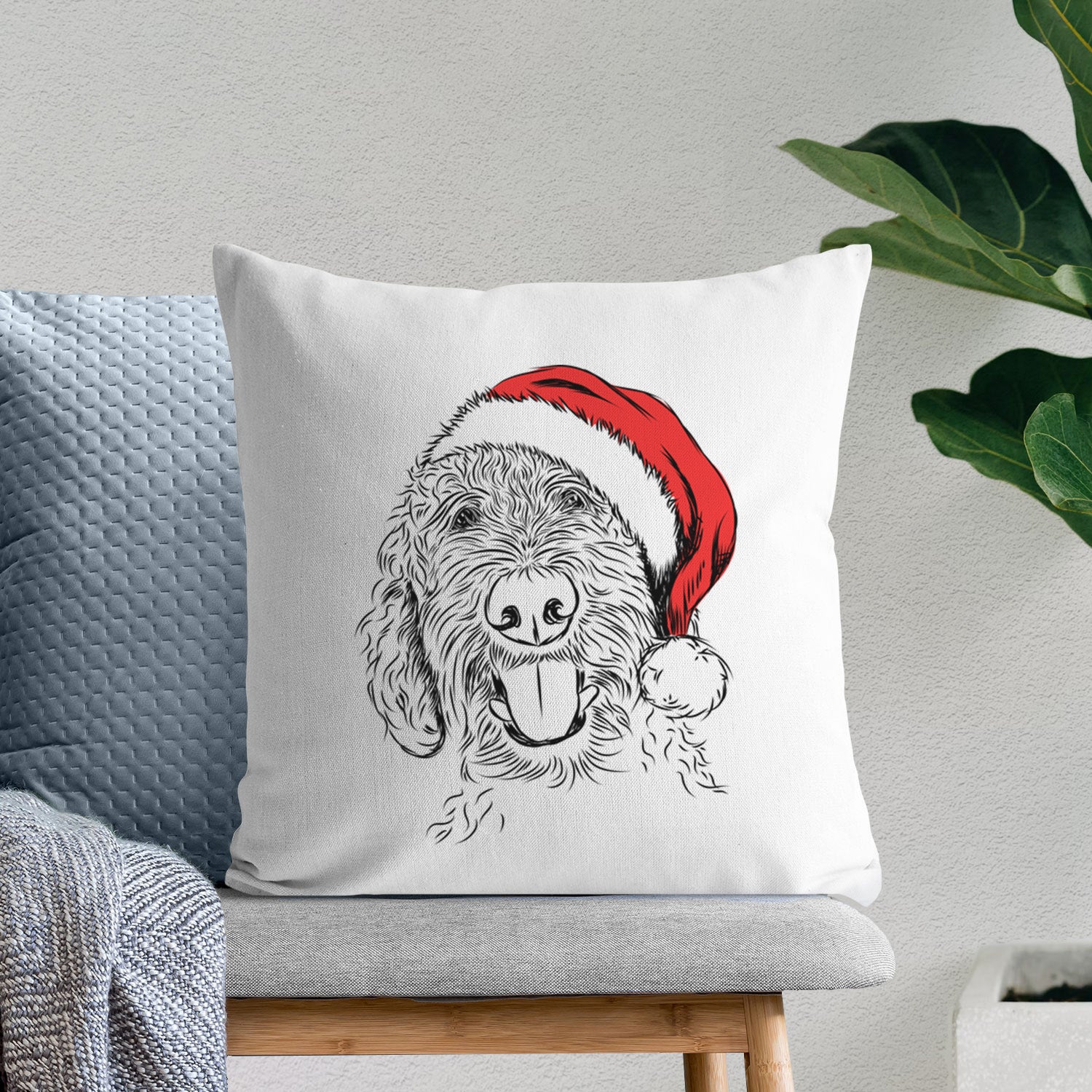 Dixie the Doodle - Throw Pillow Cover