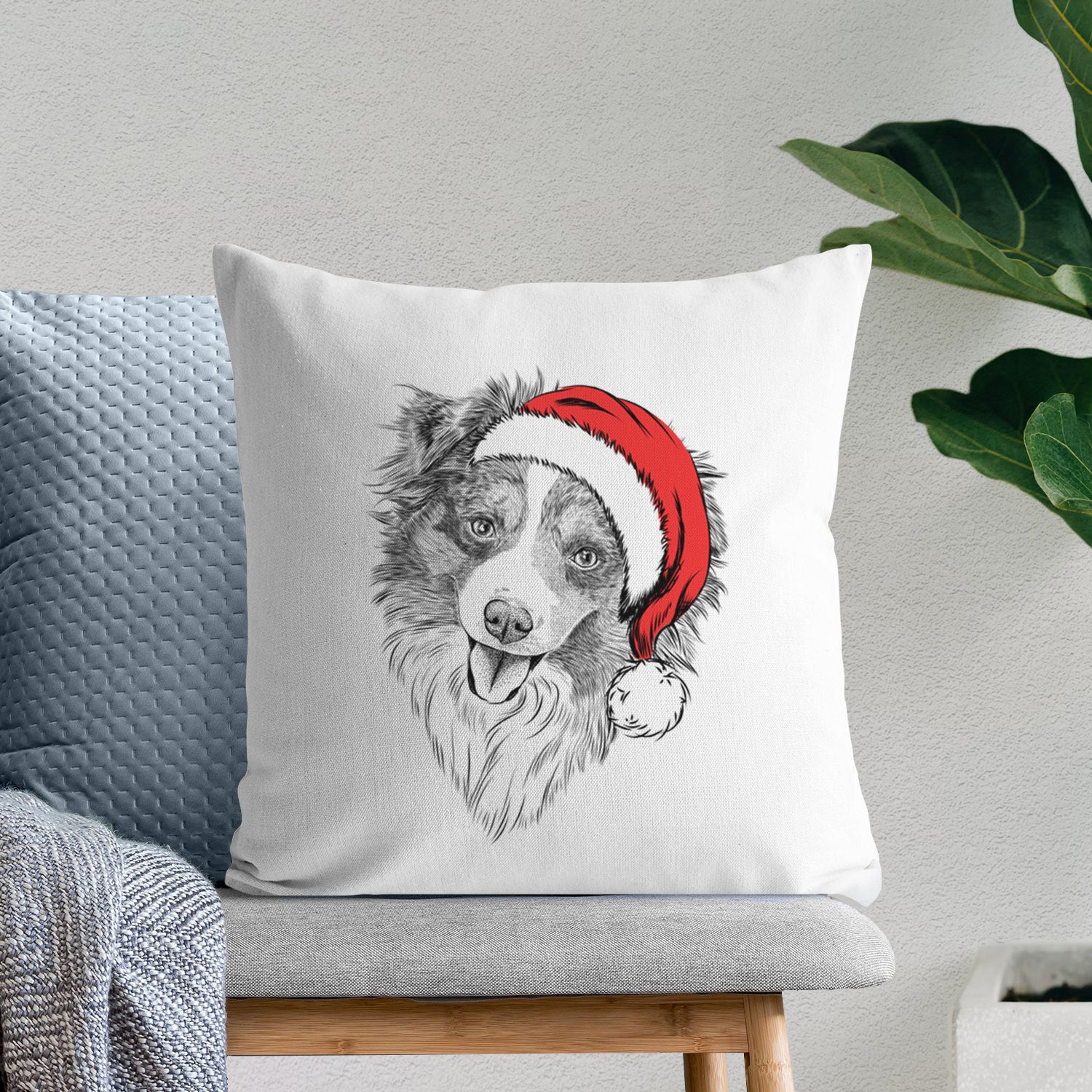 Doc the Mini Aussie - Throw Pillow Cover