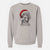 Santa Doc Holliday the Pudelpointer - Unisex Pigment Dyed Crew Sweatshirt