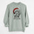 Santa Doc Holliday the Pudelpointer - Unisex Pigment Dyed Crew Sweatshirt