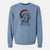 Santa Doc Holliday the Pudelpointer - Unisex Pigment Dyed Crew Sweatshirt