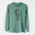 Santa Ella the Elephant - Men's Heavyweight 100% Cotton Long Sleeve