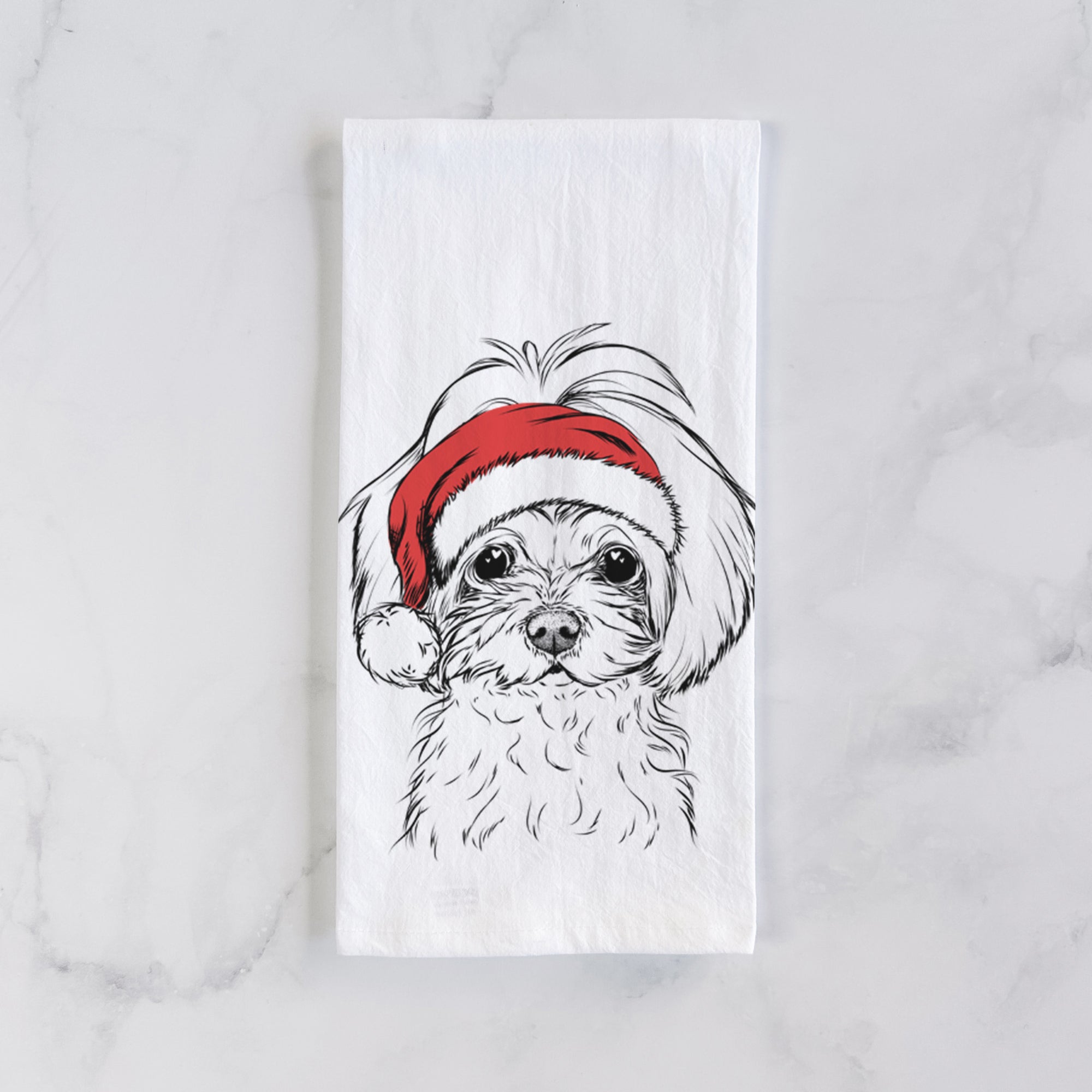 Ellie the Maltese Tea Towel