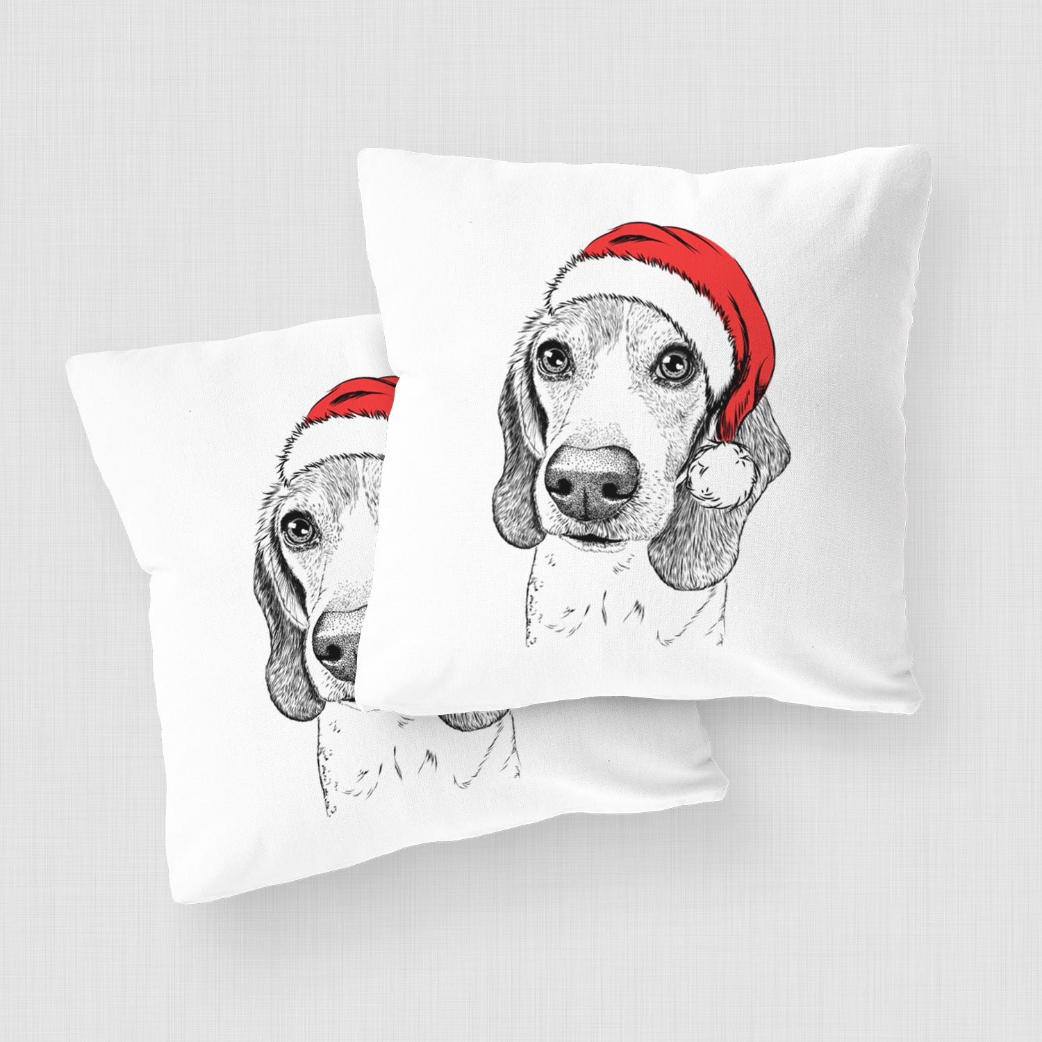Elvis the Bluetick Beagle - Throw Pillow Cover