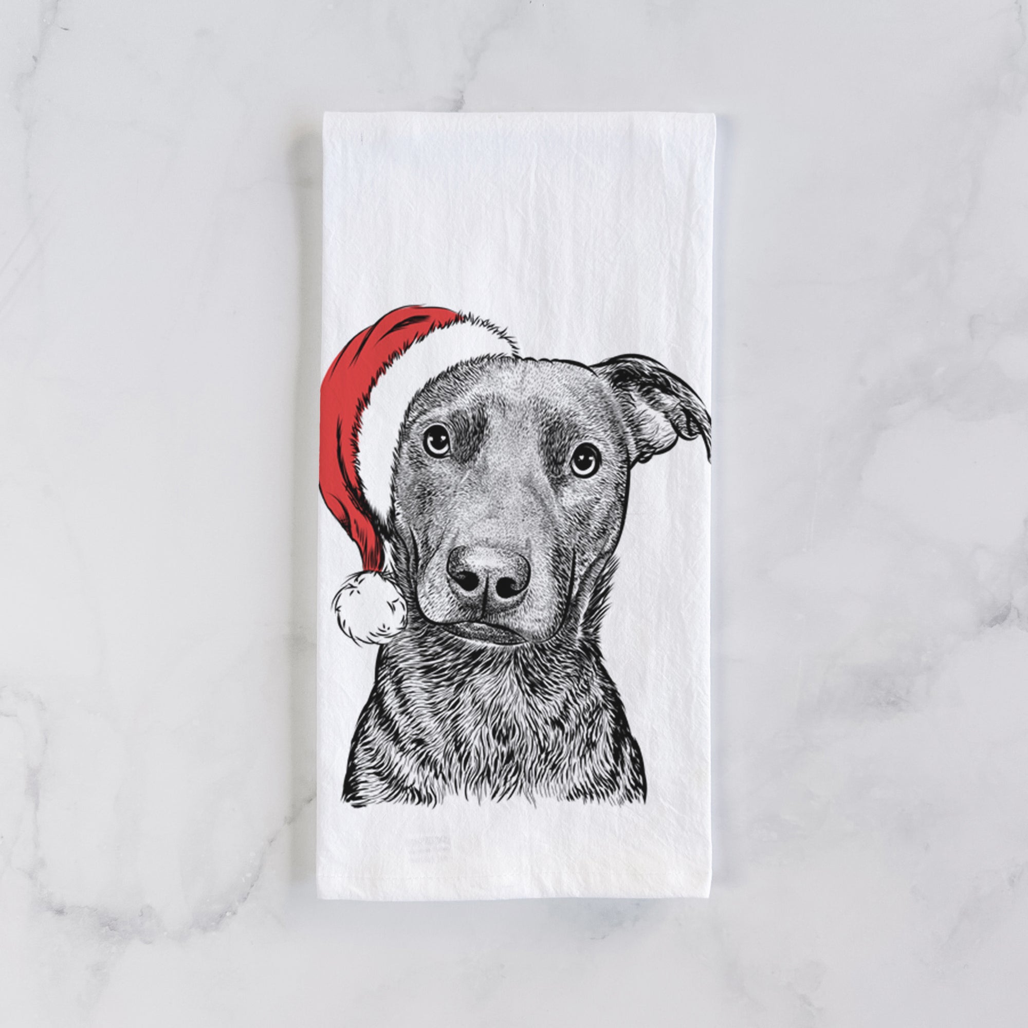 Embyr the Mixed Breed Tea Towel