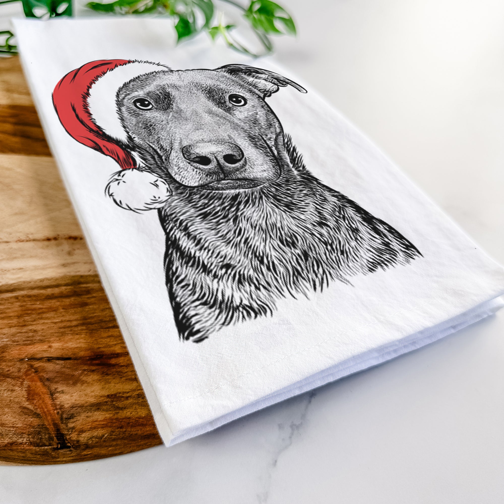 Embyr the Mixed Breed Tea Towel