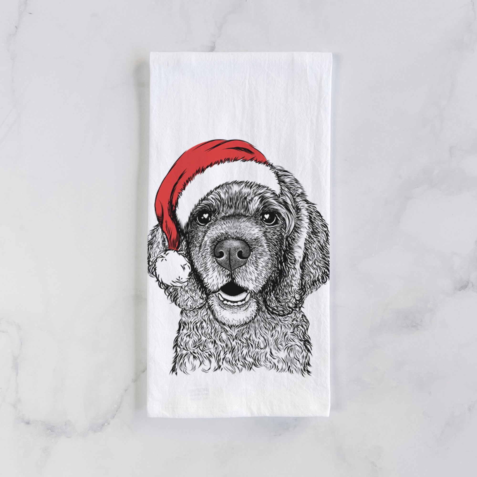 Fannie Mae the Cocker Spaniel Tea Towel