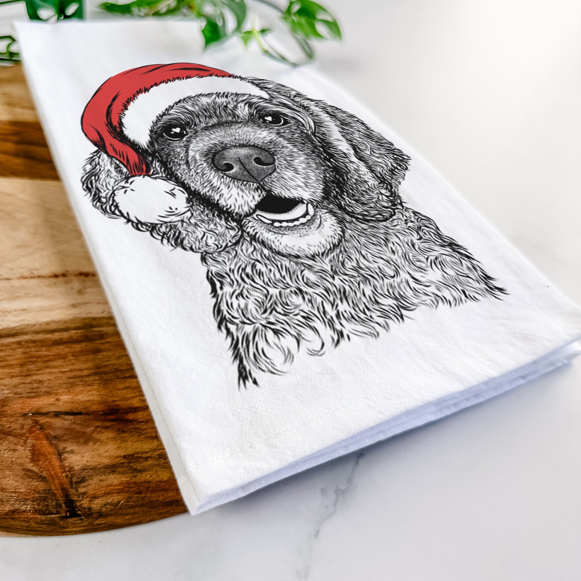 Fannie Mae the Cocker Spaniel Tea Towel