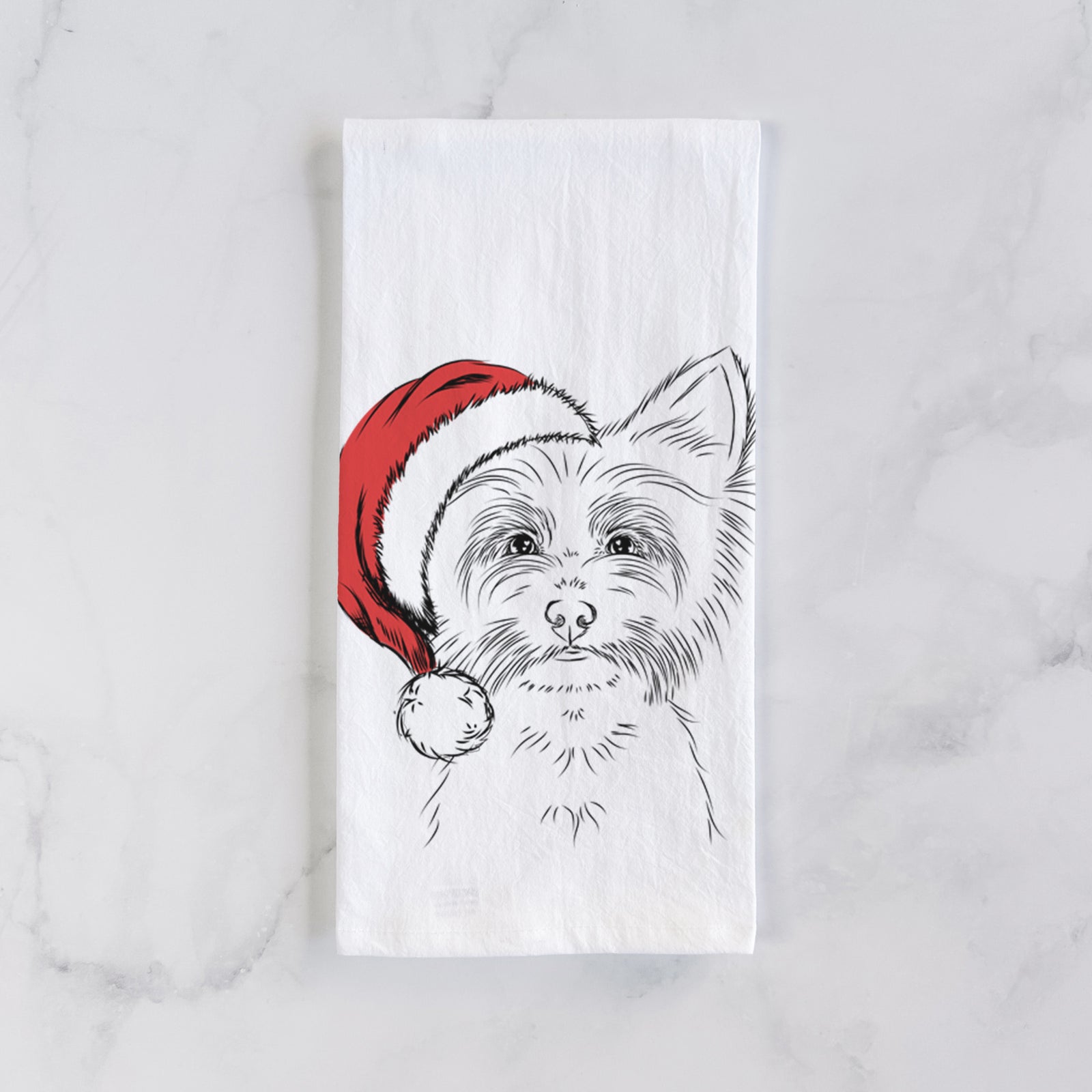 Farva the Yorkshire Terrier Tea Towel