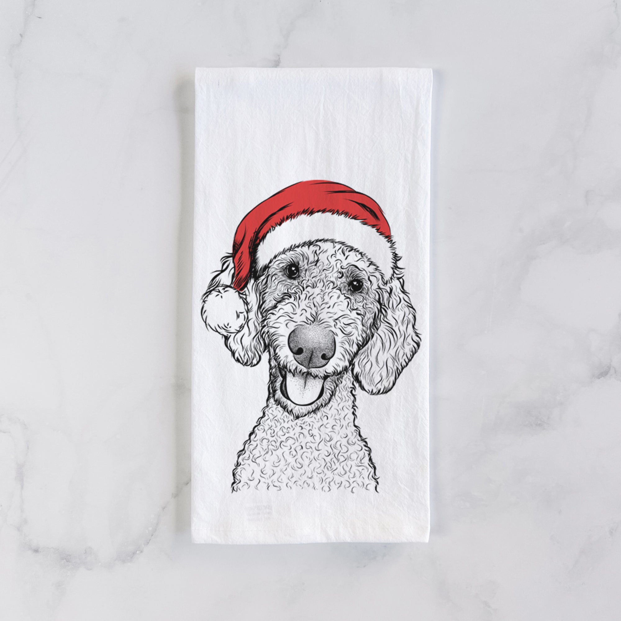 Fenway the Goldendoodle Tea Towel