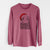 Santa Fig the Ferret - Men's Heavyweight 100% Cotton Long Sleeve