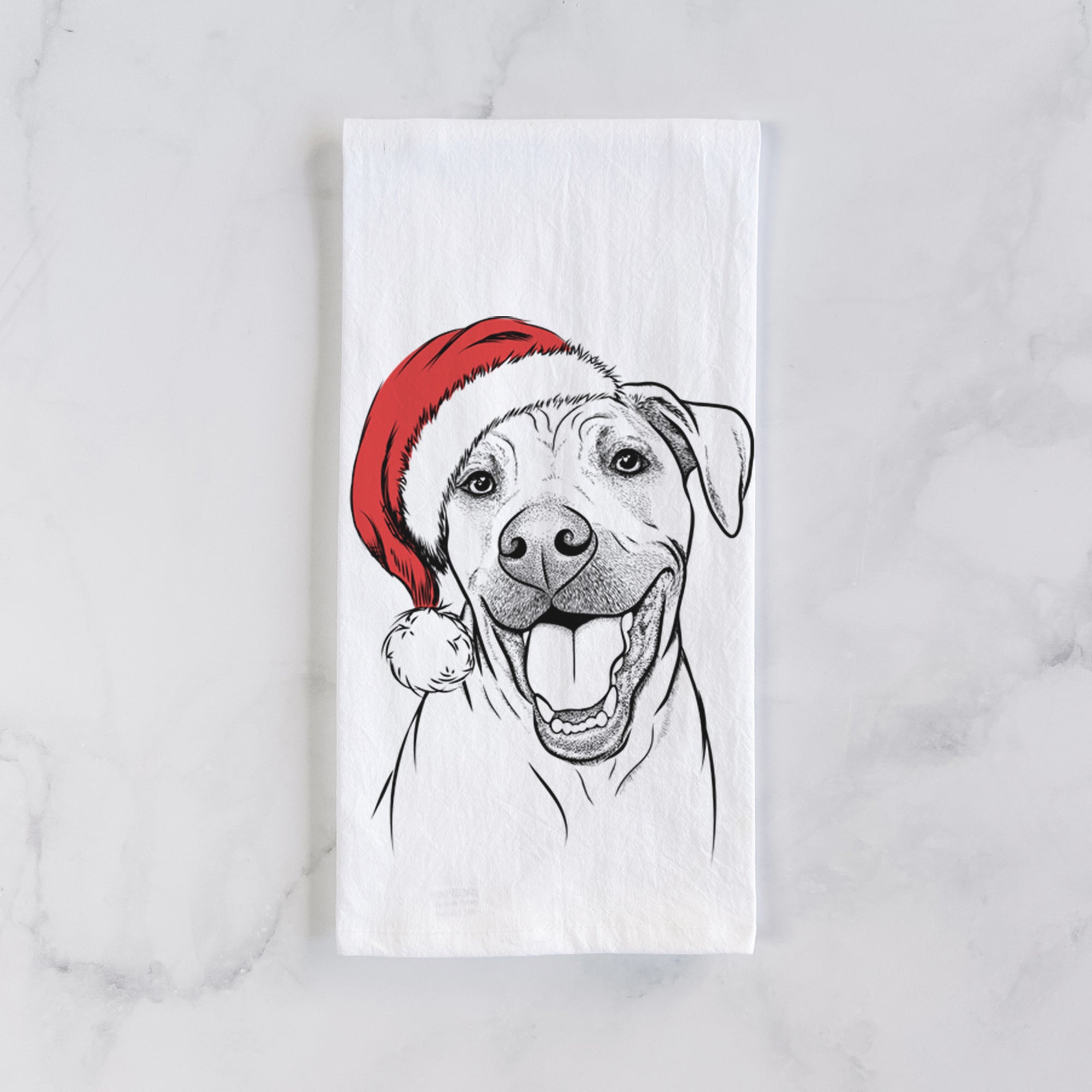 Finn the Hound Mix Tea Towel