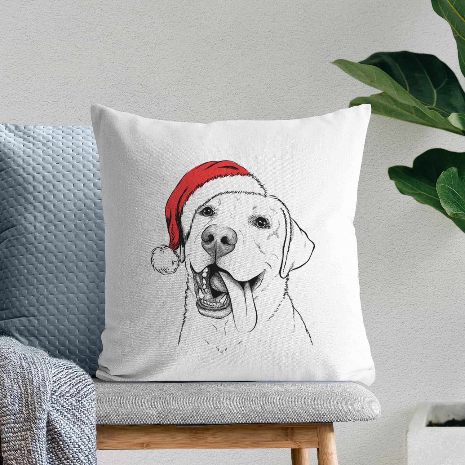 Finn the Labrador Retriever - Throw Pillow Cover