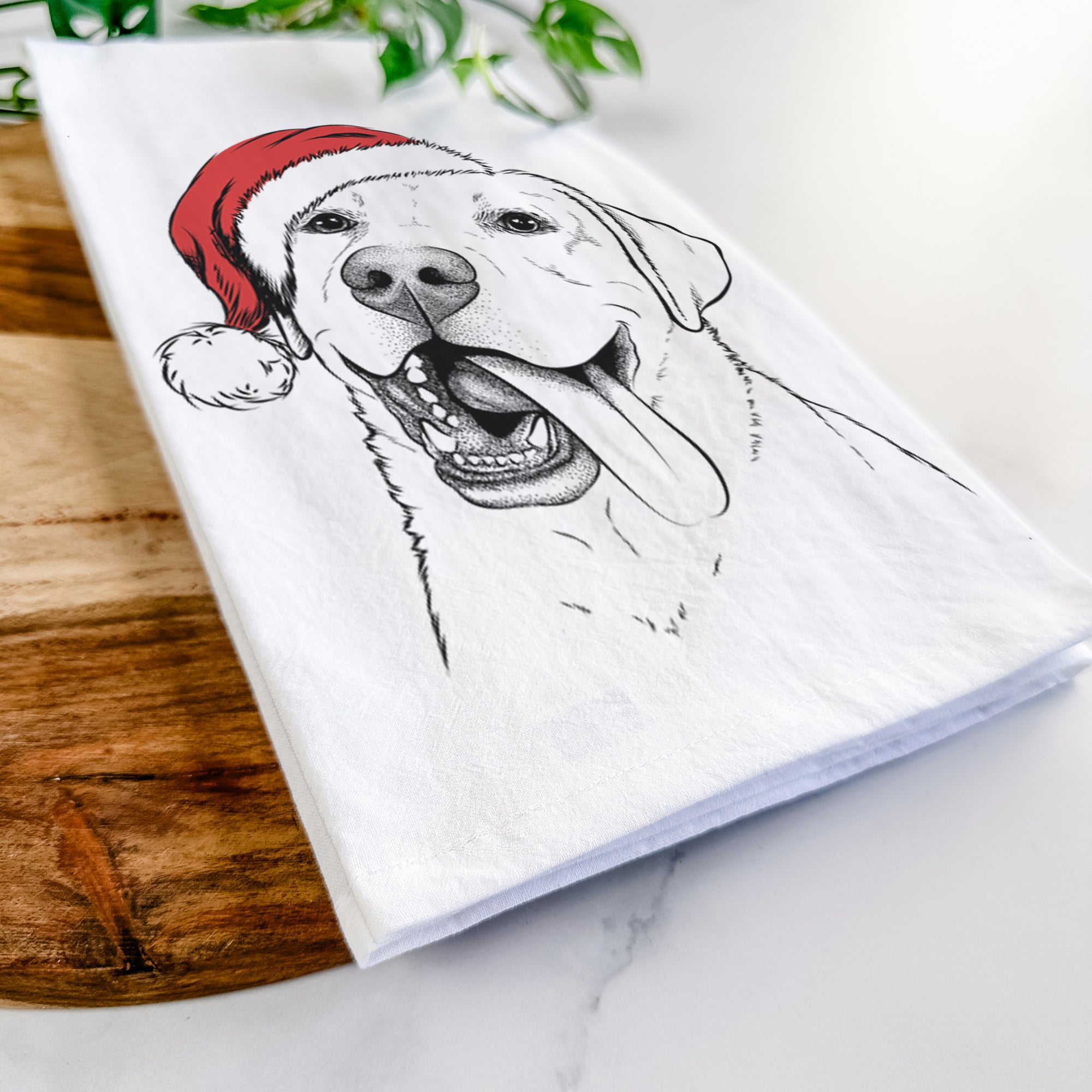 Finn the Labrador Retriever Tea Towel