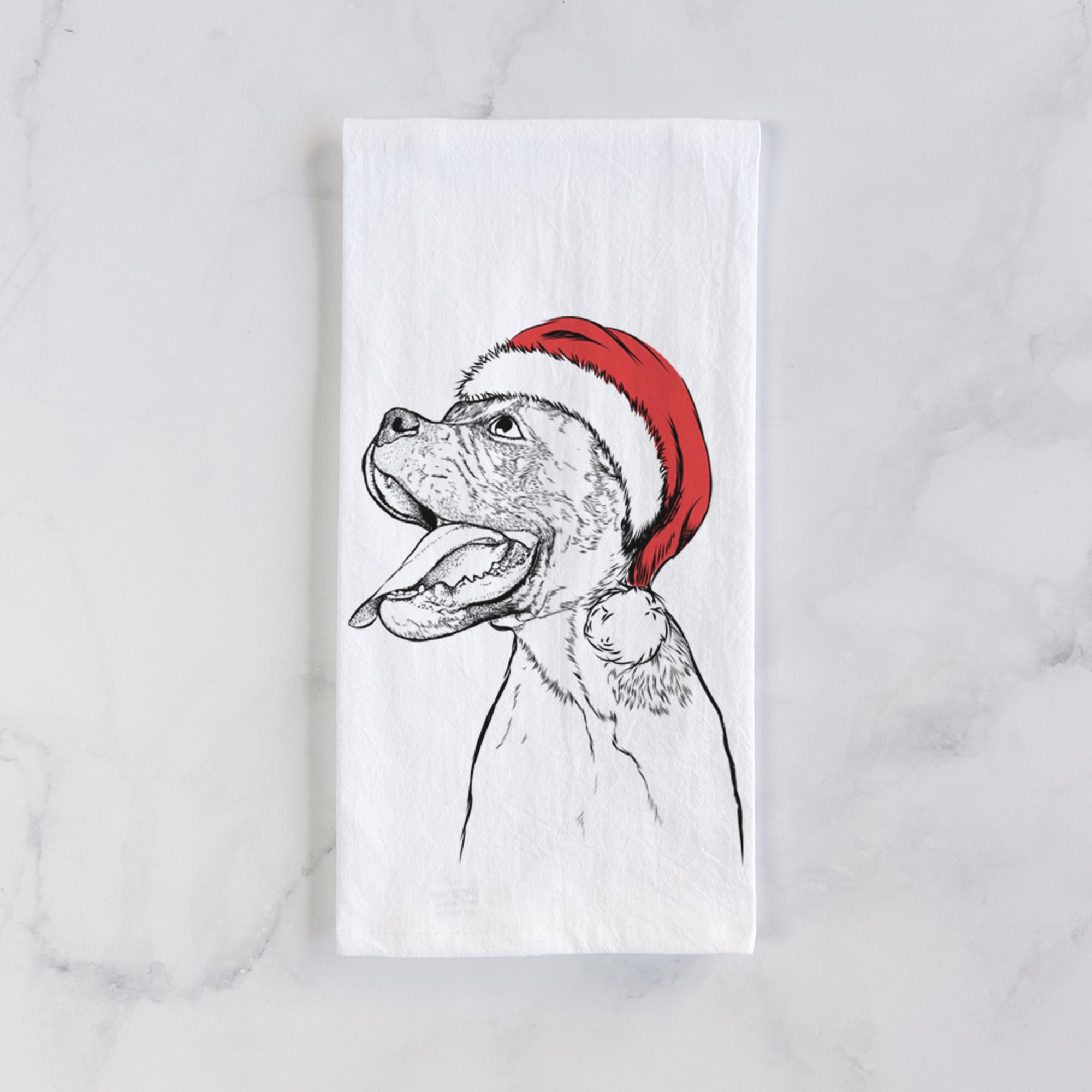 Floyd the Boxer Tea Towel