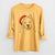 Santa Foster the Samoyed - Men's Heavyweight 100% Cotton Long Sleeve