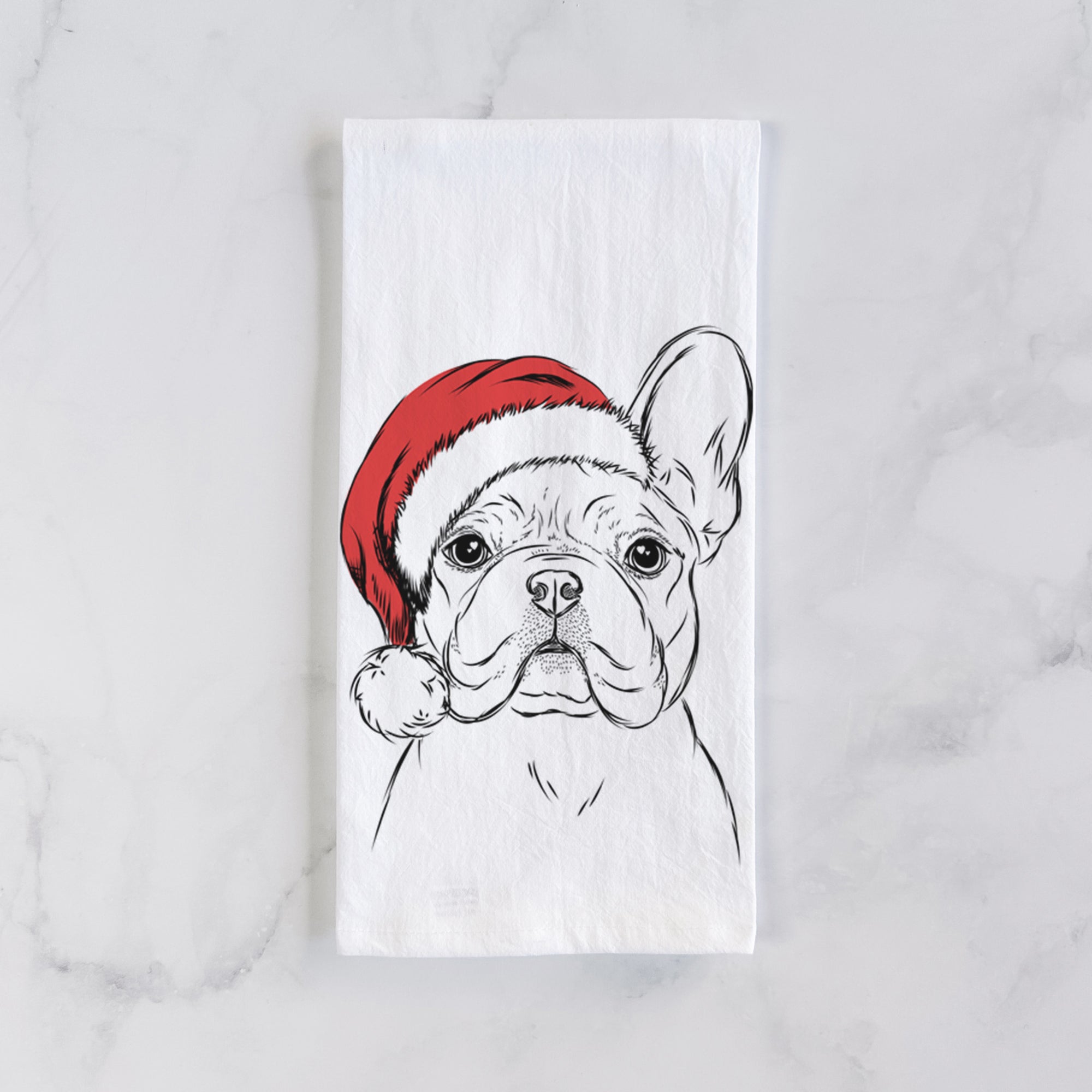 Franco the French Bulldog Tea Towel