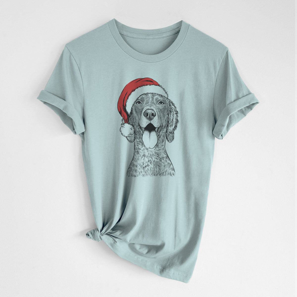 Santa Freddy the English Setter - Unisex Crewneck