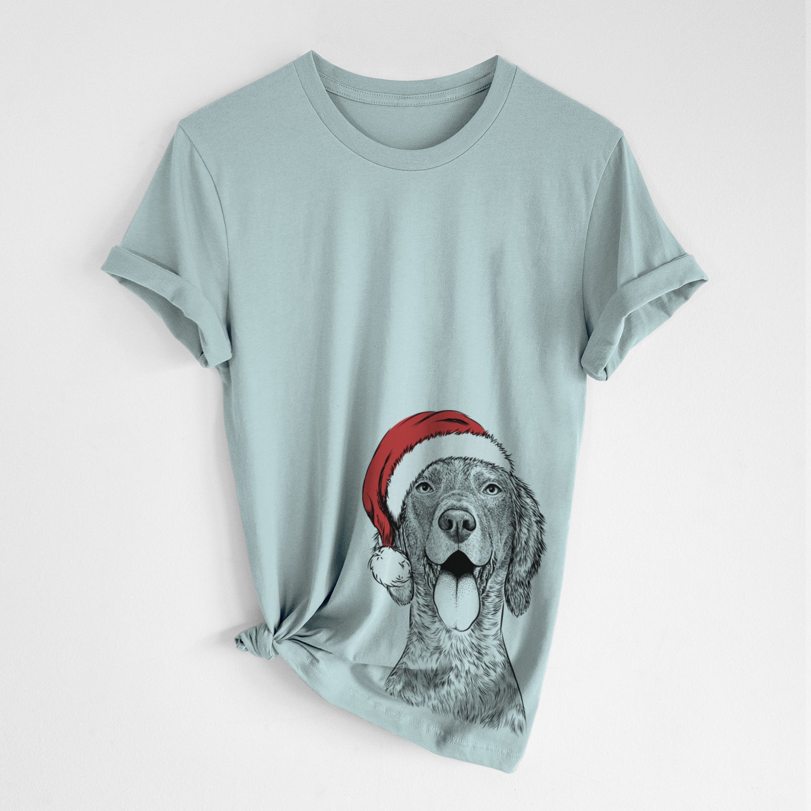 Santa Freddy the English Setter - Unisex Crewneck