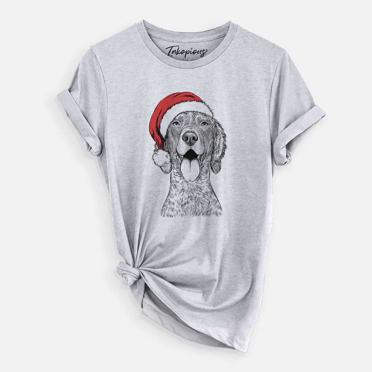 Santa Freddy the English Setter - Unisex Crewneck