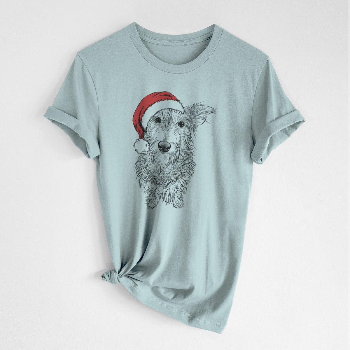 Santa Frida Doggo the Rescue Terrier Mix - Unisex Crewneck