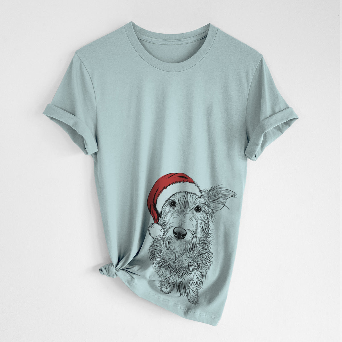 Santa Frida Doggo the Rescue Terrier Mix - Unisex Crewneck