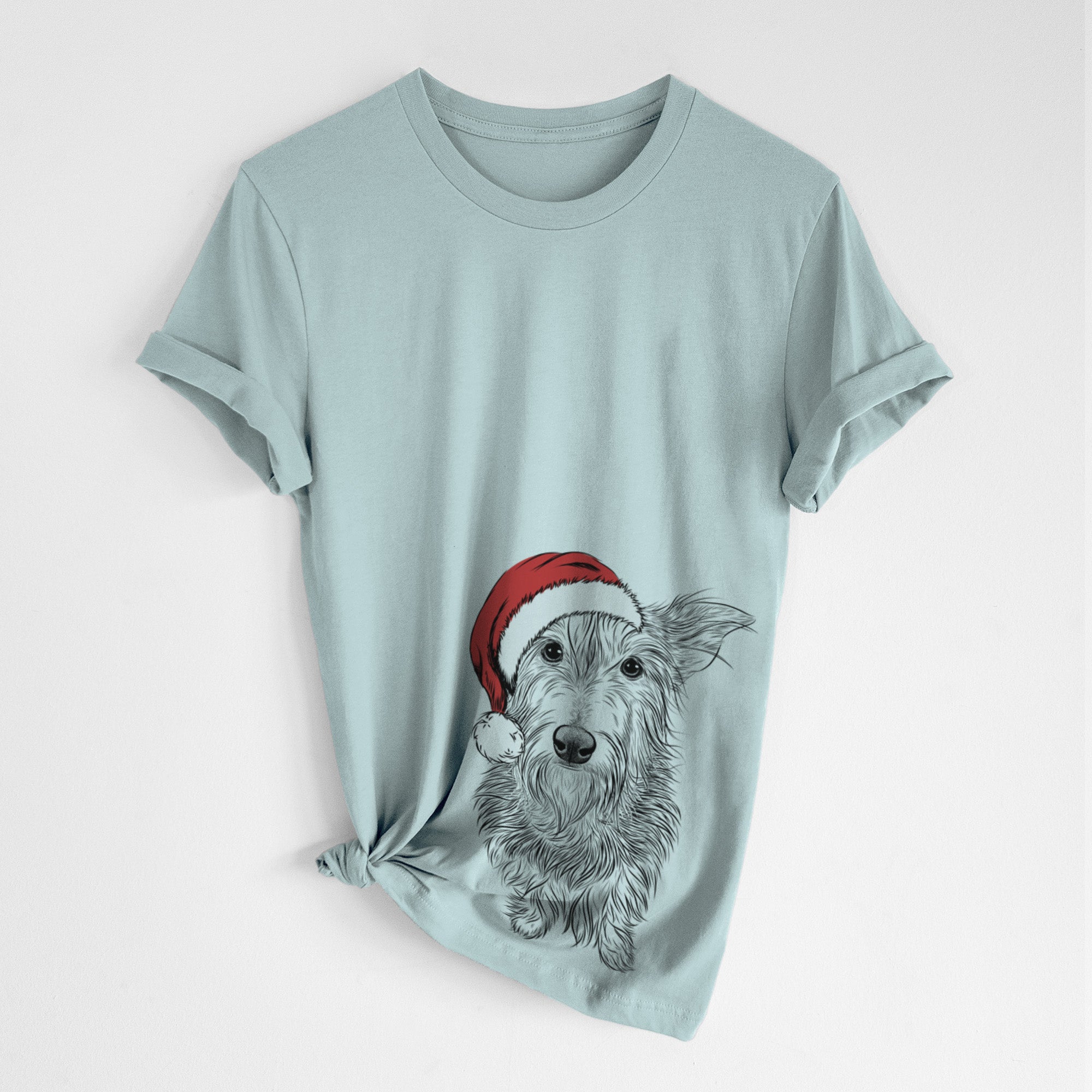 Santa Frida Doggo the Rescue Terrier Mix - Unisex Crewneck